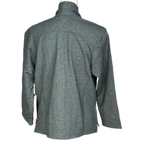 Ministry Of Supply Fusion Terry Cardigan Gray Wool Blend Stretch Size XXS NEW - Picture 5 of 13